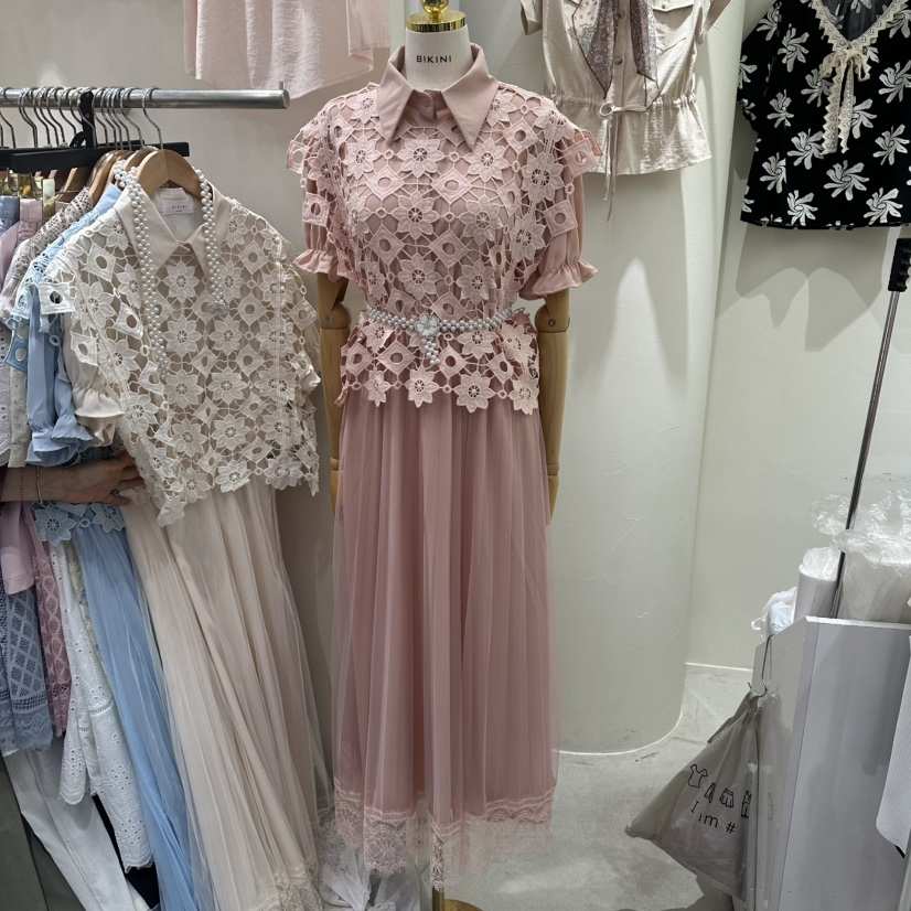 BIKINI韓國直郵女士新品時尚熱賣26夏季休閑連衣裙不含腰帶BIKINI連衣裙