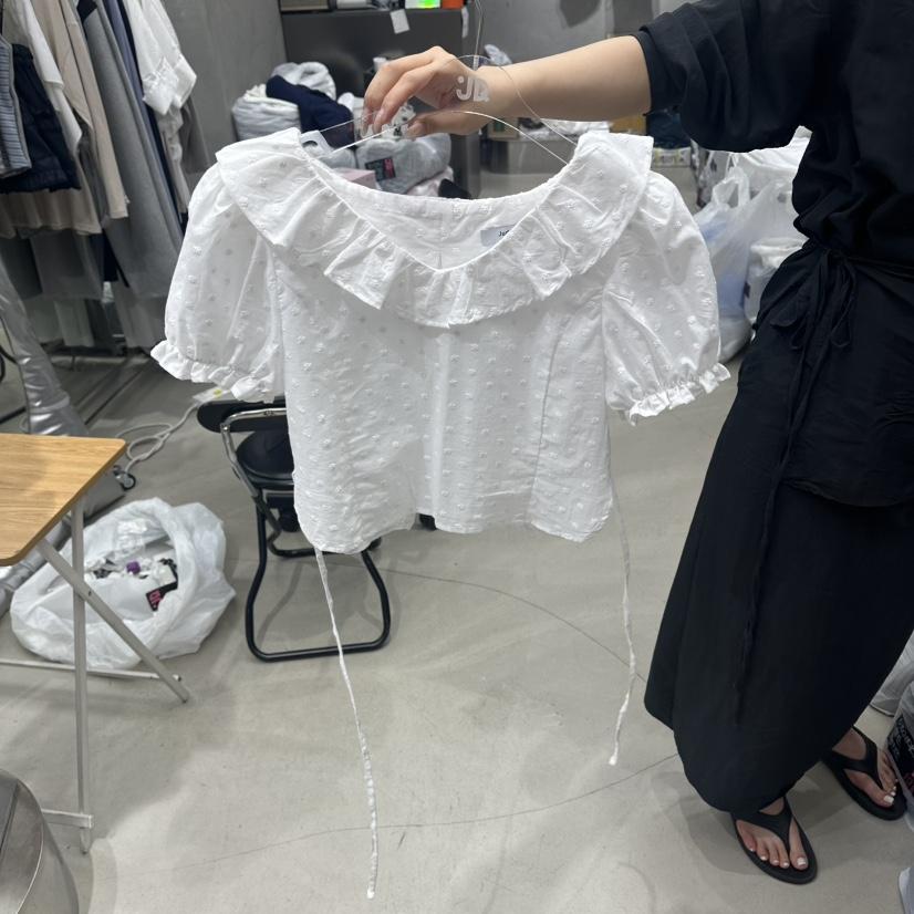 JUDYQUE韓國東大門代購女士新款熱賣休閑職業26春夏襯衫蕾絲衫JUDYQUE襯衫/蕾絲衫