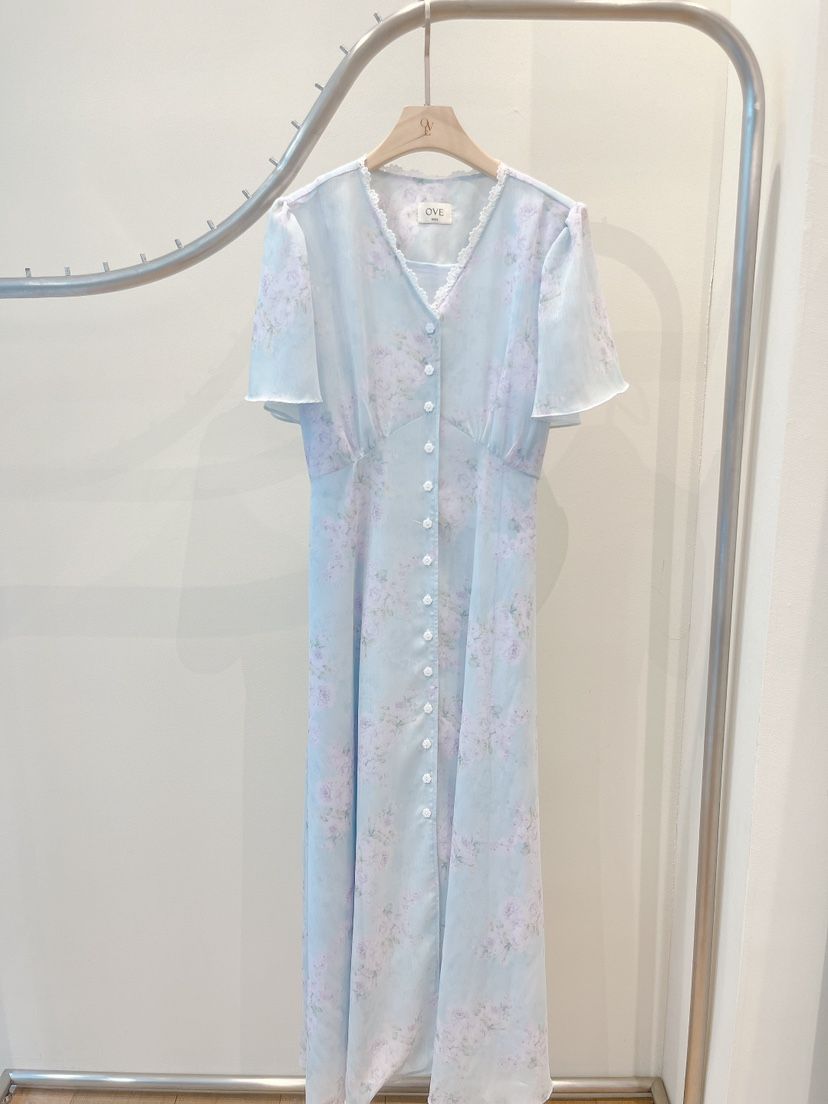 OVE韓國東大門代購女士新品人氣26夏季26春夏職業熱賣連衣裙OVE連衣裙