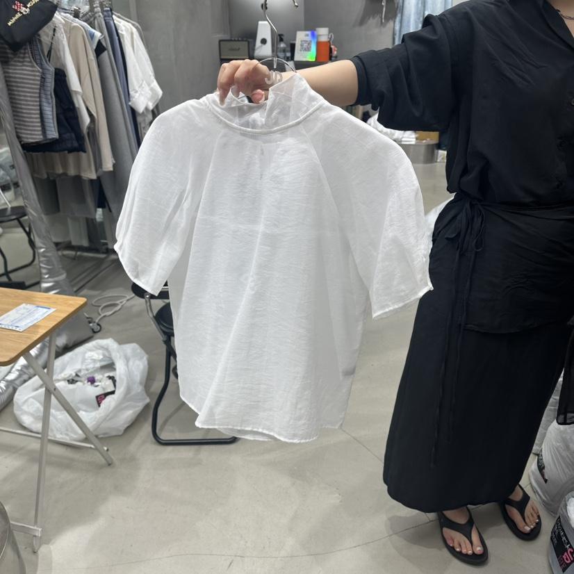 JUDYQUE韓國直郵實拍女士新品時尚人氣休閑襯衫蕾絲衫圍巾JUDYQUE襯衫/蕾絲衫