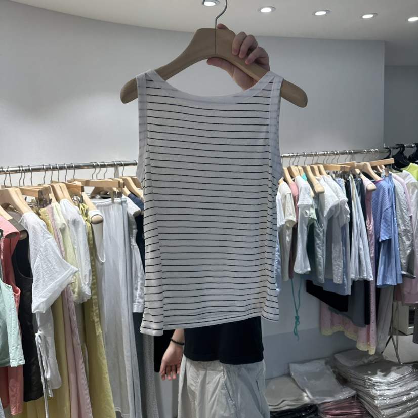 ROOM K-P韓國直郵女士新款26春夏26夏季時尚休閑吊帶背心roomk吊帶/背心