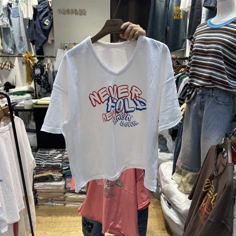 YESFREE韓國直郵女士新品休閑人氣26春夏熱賣職業時尚T恤YESFREET恤