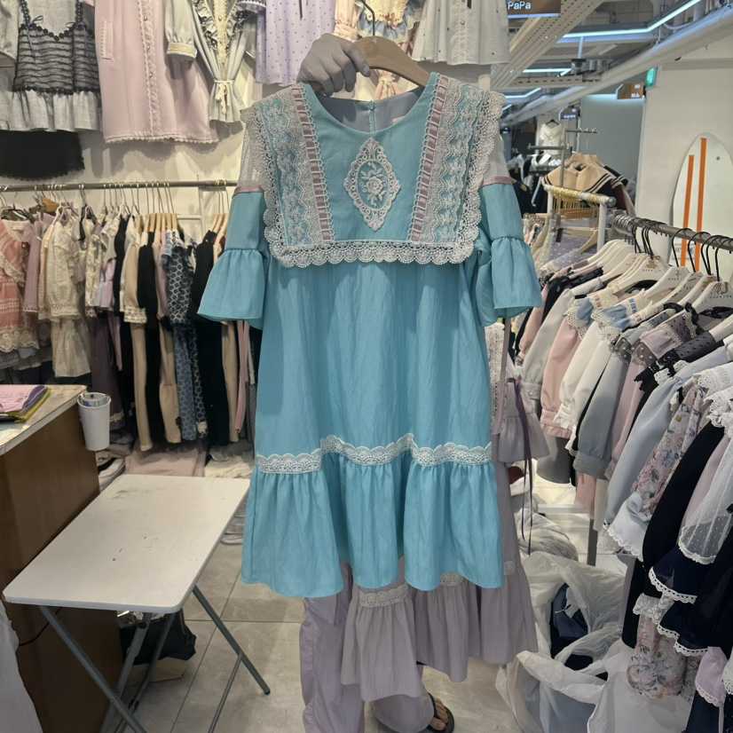 PAPA韓國東大門直郵女裝新品人氣26春夏職業推薦休閑連衣裙Papaine/HALMADE連衣裙