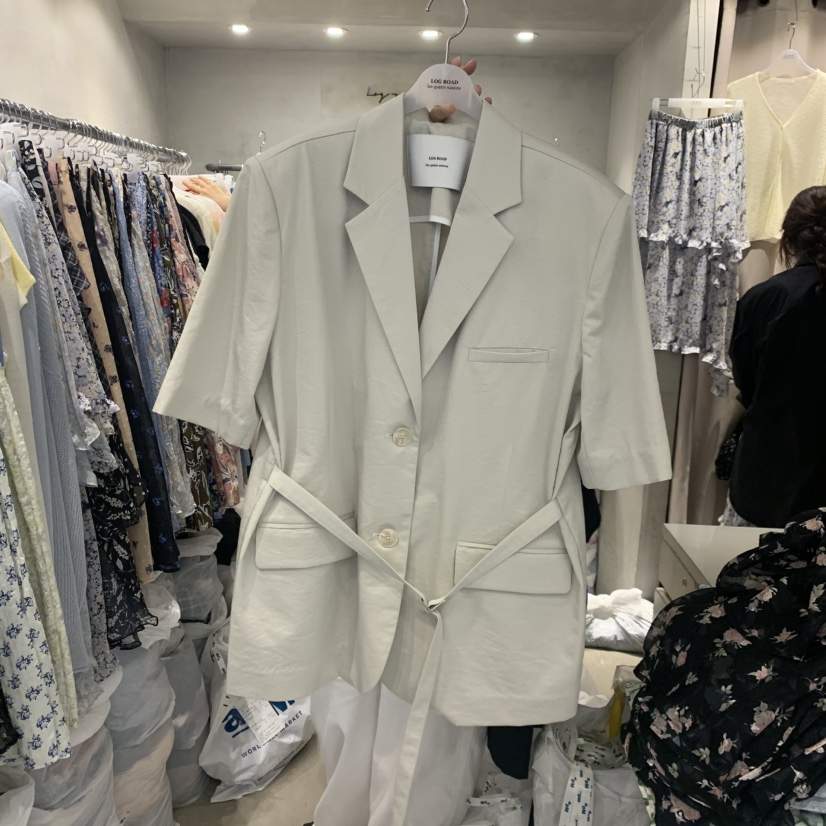 LOGROAD韓國東大門直郵女士新款26夏季26春夏熱賣西裝西服LOG ROAD西裝/西服
