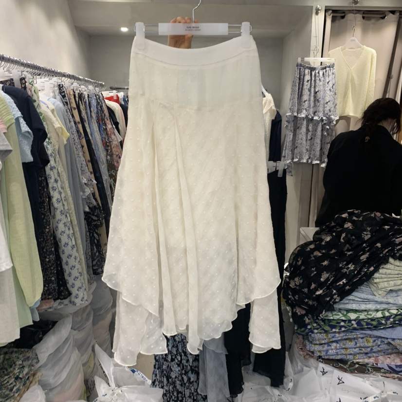 LOGROAD韓國代購女裝新款時尚休閑26夏季26春夏人氣熱賣長裙LOG ROAD長裙