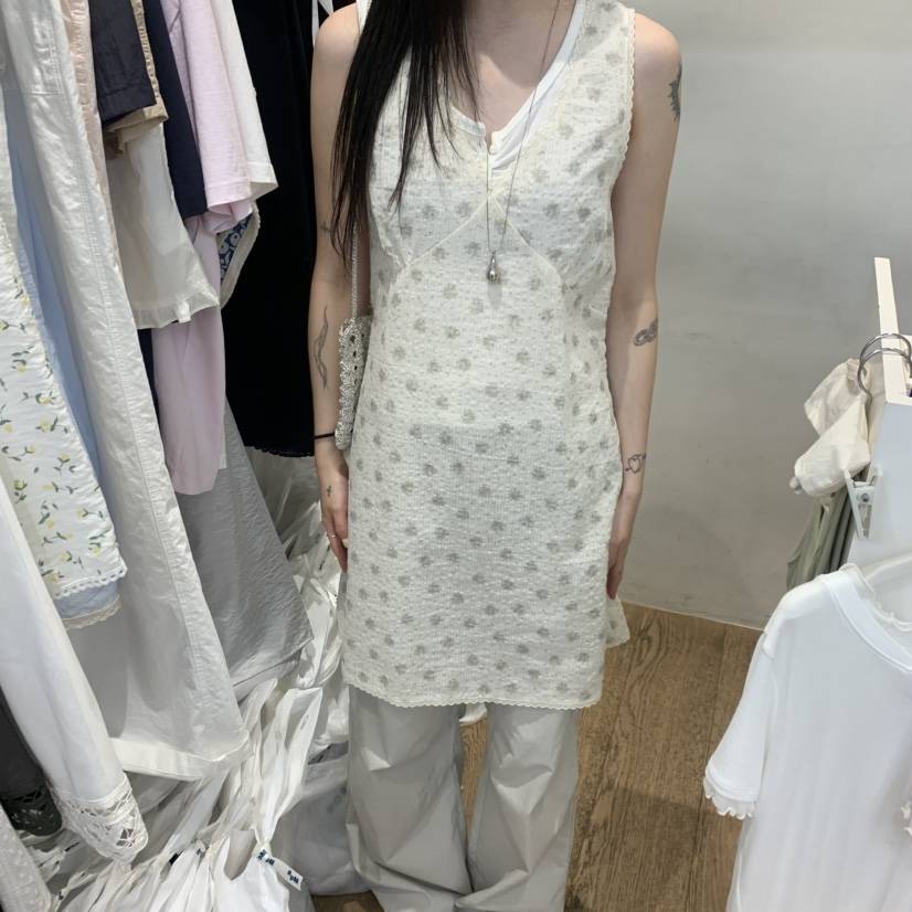 JINSIM東大門實拍韓國女裝新品26春夏休閑熱賣連衣裙復古JINSIM連衣裙