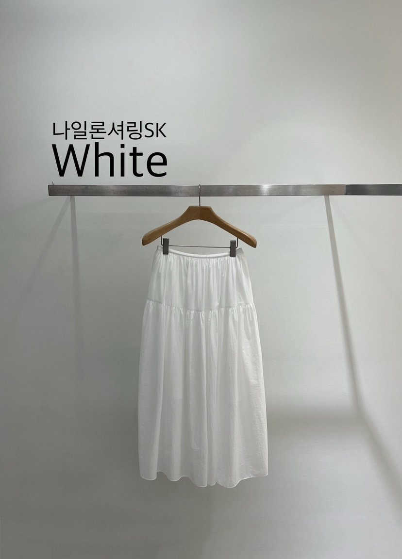 ONESTASTE韓國直郵女裝新品休閑26春夏半身裙中短裙尼龍褶皺TASTE/ONESTASTE半身裙/中短裙