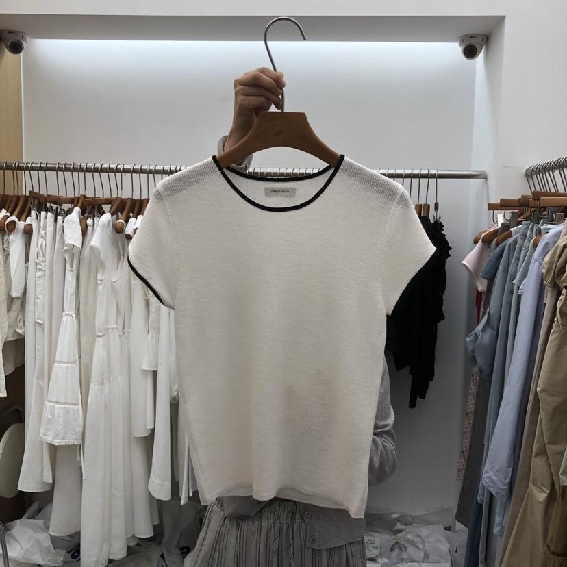 DRESS ROOM韓國東大門直郵女士新款職業時尚休閑26春夏針織衫DRESS ROOM針織衫