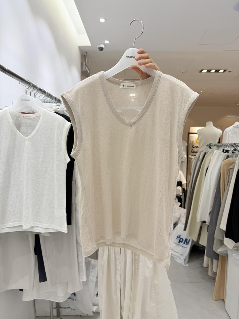 WOOD SAGE韓國東大門代購女裝新品休閑熱賣吊帶背心無袖WOOD SAGE吊帶/背心