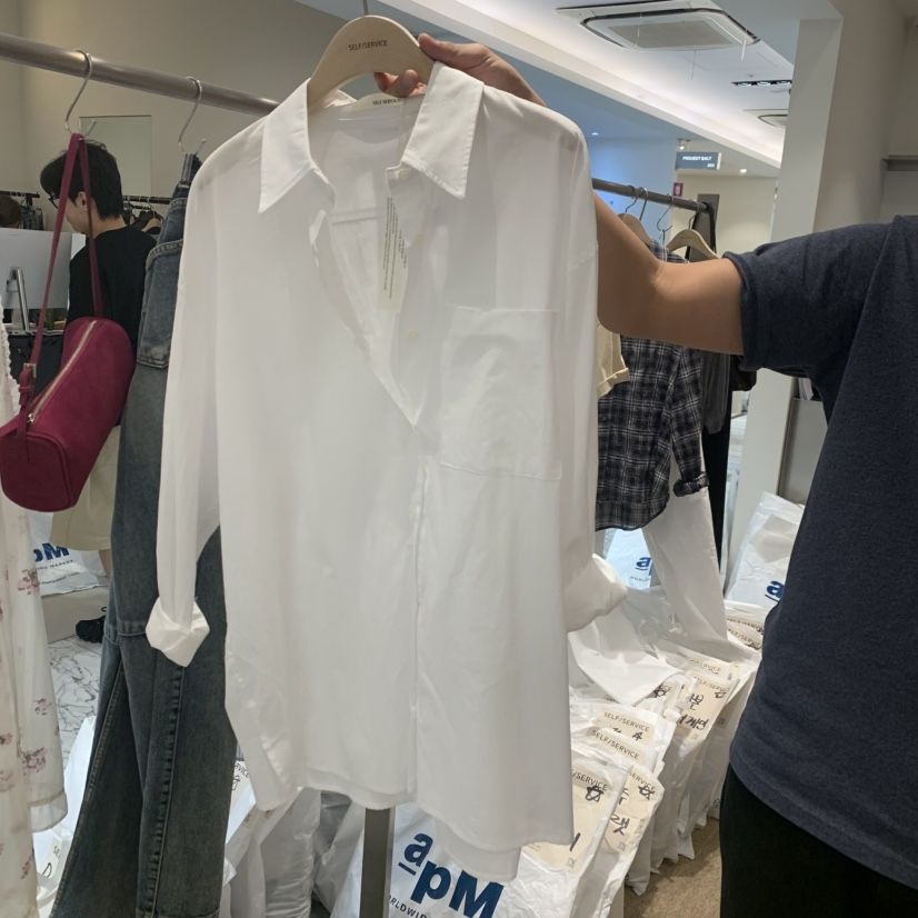 SELF SERVICE韓國直郵女裝新品26春夏推薦職業襯衫蕾絲衫SELF SERVICE襯衫/蕾絲衫