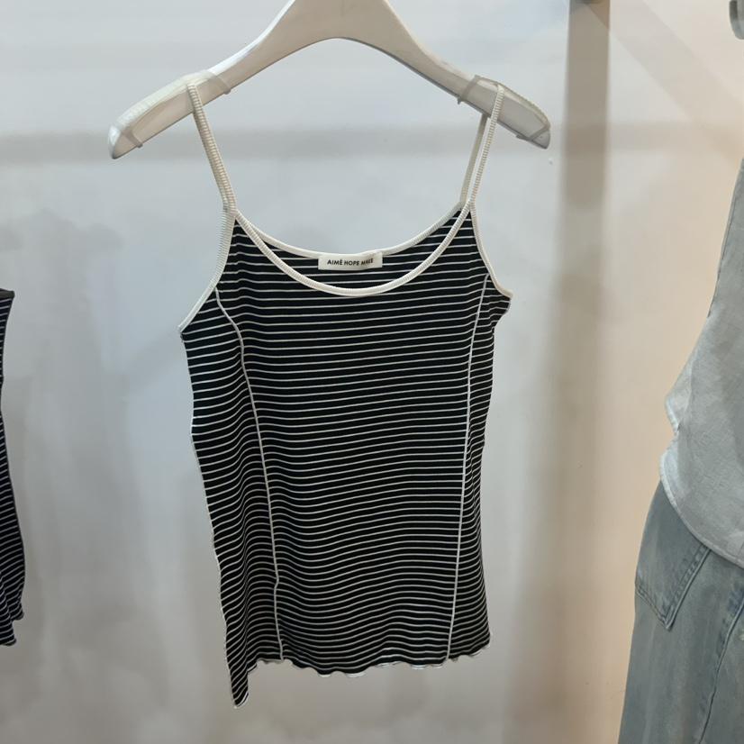 AIME HOPE MAKE/MYNAMEIS東大門實拍韓國女裝新品休閑吊帶背心AIME HOPE MAKE/MYNAMEIS吊帶/背心
