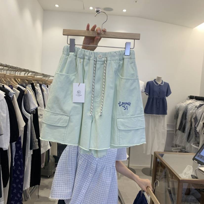 TAN&amp;COMO韓國東大門直郵女裝新品人氣推薦休閑26夏季短褲tan-COMO短褲