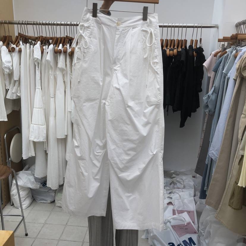DRESS ROOM東大門實拍韓國女裝新品時尚26春夏職業休閑褲棉DRESS ROOM休閑褲