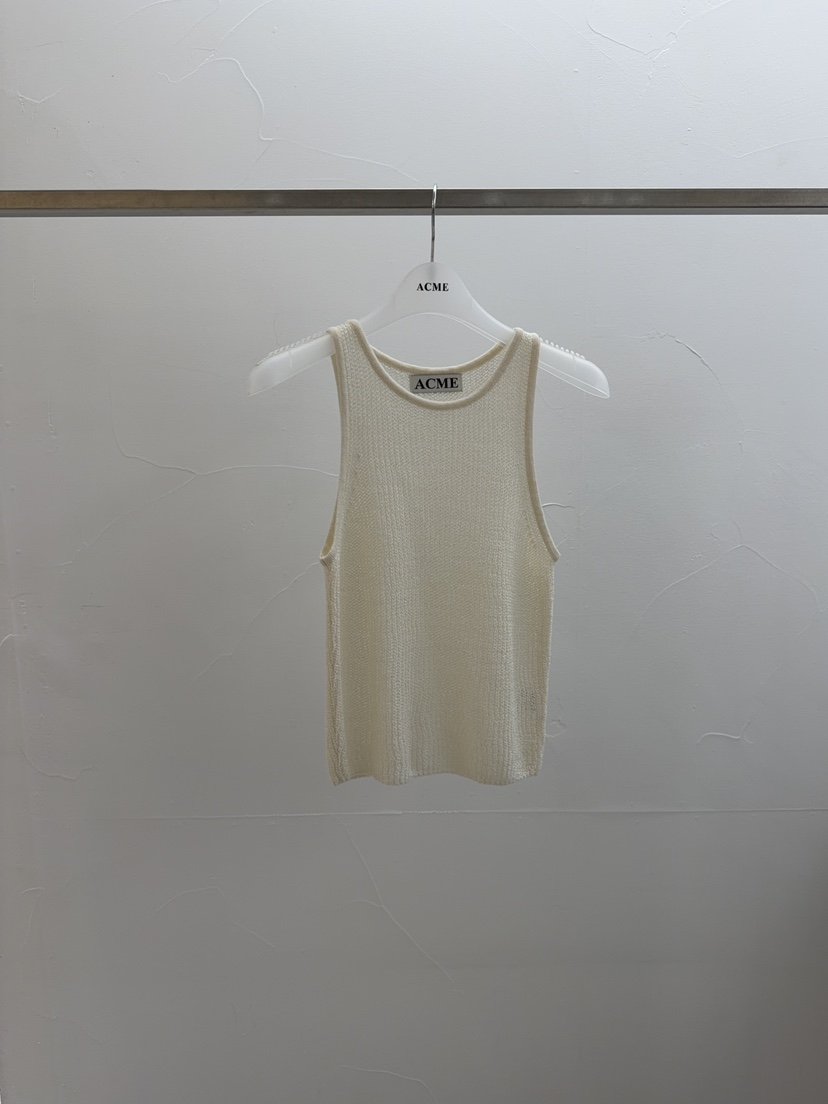ACME韓國直郵實拍女裝新品推薦人氣時尚休閑吊帶背心網狀ACME吊帶/背心
