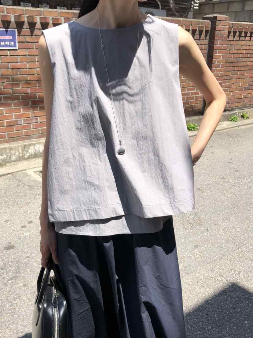 REVE-L韓國直郵實拍女裝新款休閑人氣職業吊帶背心雙層無袖REVE-L吊帶/背心