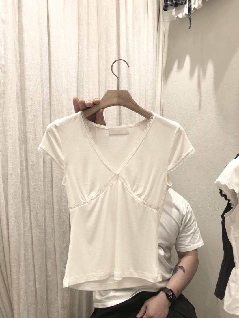 AHOY韓國直郵實拍女士新品推薦26春夏時尚熱賣26夏季職業T恤AHOYT恤