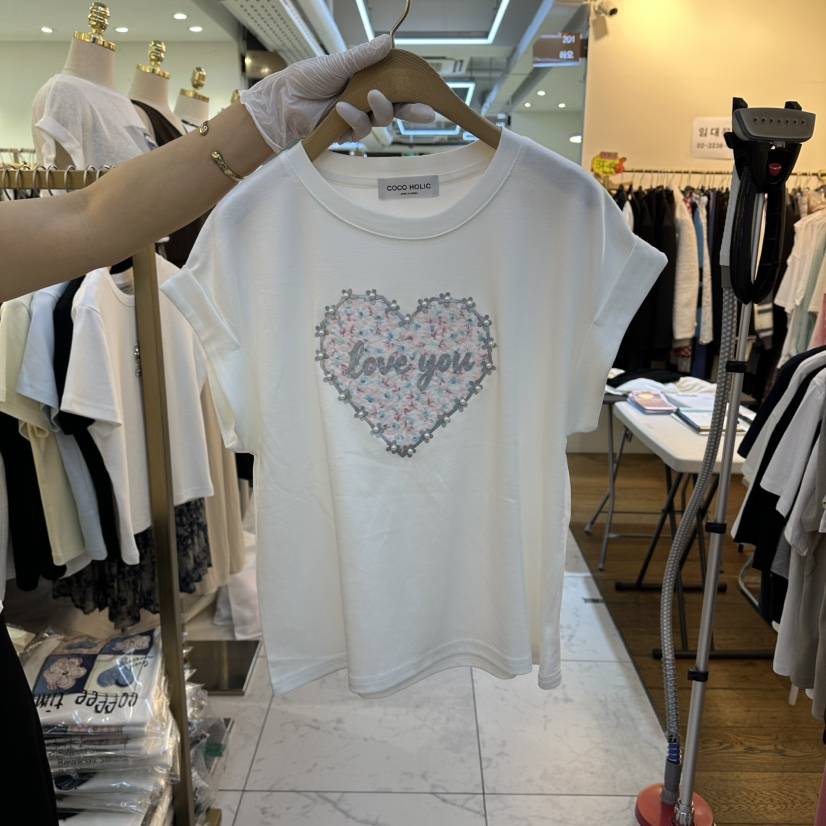 COCO HOLIC東大門實拍韓國女士新品熱賣26春夏推薦職業T恤COCO HOLICT恤