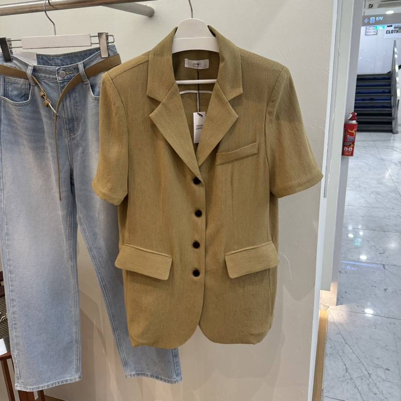 ZIPPER/STEADY韓國東大門直郵女裝新品推薦西裝西服紐扣ZIPPER/STEADY西裝/西服