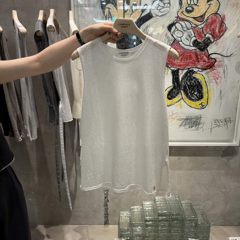 LAMAGIEPIE/LAMAGIE GREY韓國直郵女士新品熱賣吊帶背心LAMAGIEPIE/LAMAGIE GREY吊帶/背心