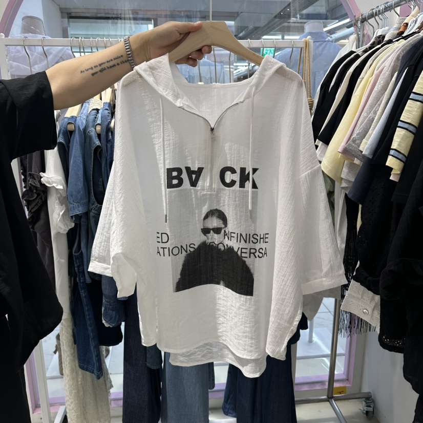 JH.STUDIO-Q韓國東大門直郵女士新品時尚熱賣職業衛衣兜帽JH.STUDIO-Q衛衣