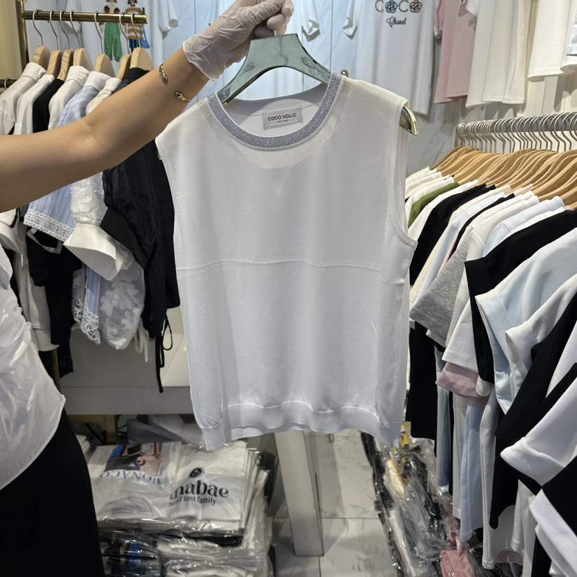 COCO HOLIC韓國東大門直郵女士新品26春夏時尚吊帶背心無袖COCO HOLIC吊帶/背心