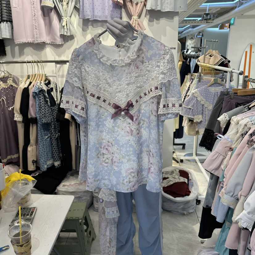 PAPA韓國東大門代購女裝新品人氣職業推薦時尚襯衫蕾絲衫Papaine/HALMADE襯衫/蕾絲衫