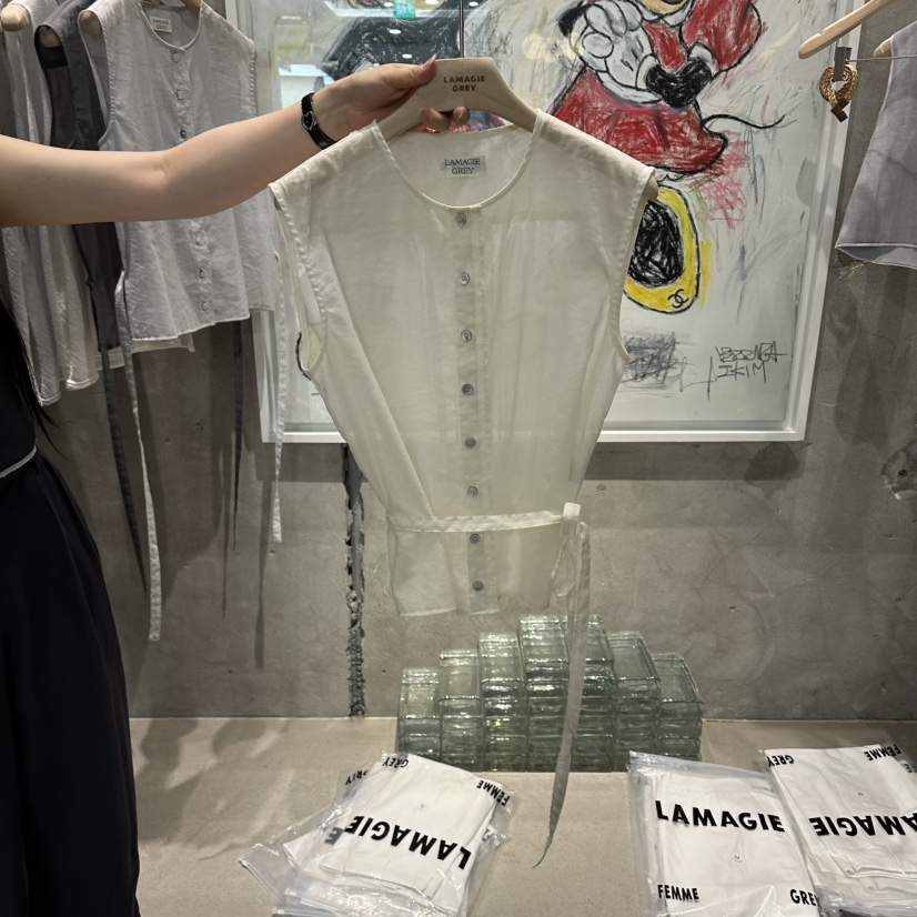 LAMAGIEPIE/LAMAGIE GREY韓國直郵女裝新款26春夏吊帶背心LAMAGIEPIE/LAMAGIE GREY吊帶/背心
