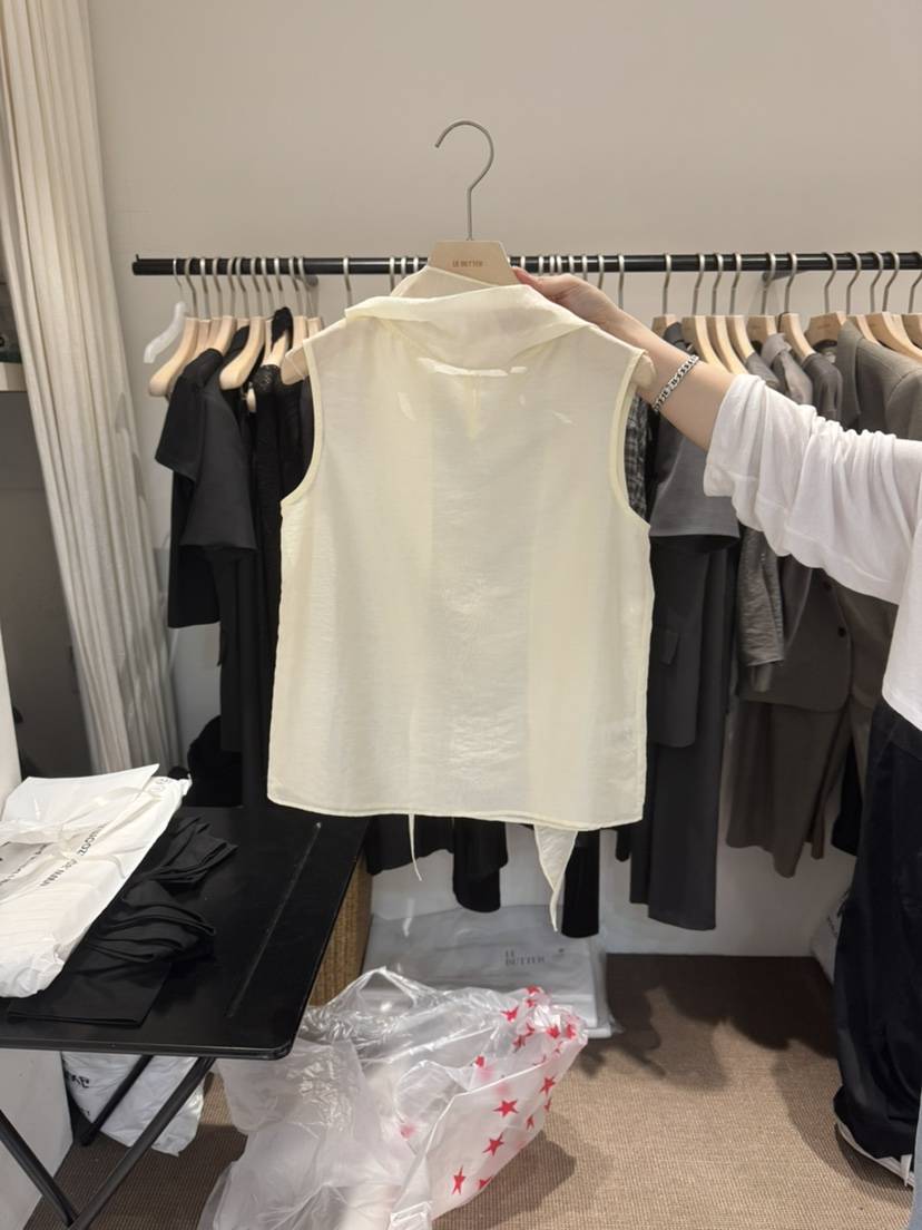 LE BUTTER韓國直郵女士新品熱賣人氣時尚26春夏襯衫蕾絲衫LE BUTTER襯衫/蕾絲衫