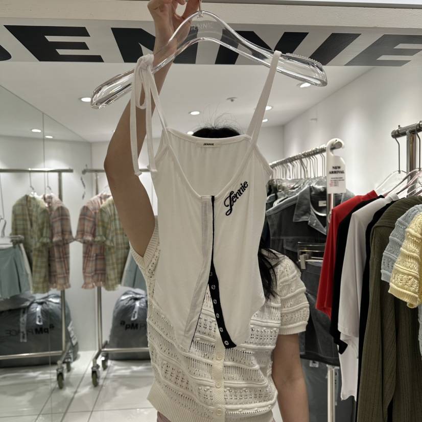 JENNIE韓國東大門代購女士新品休閑熱賣26夏季推薦吊帶背心JENNIE/VENEFIT吊帶/背心