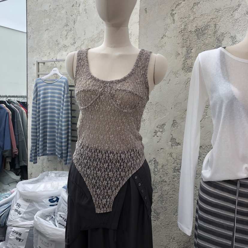 SOLD OUT韓國直郵女裝新品26春夏人氣休閑推薦吊帶背心緊身SOLD OUT吊帶/背心