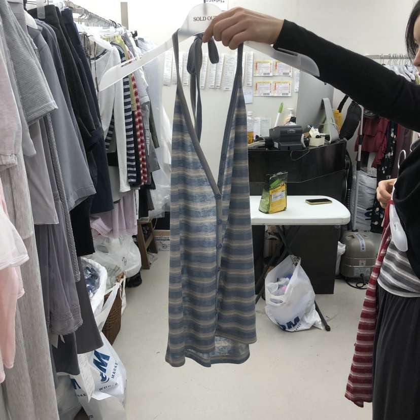 SOLD OUT東大門實拍韓國女士新品職業時尚熱賣吊帶背心露背SOLD OUT吊帶/背心