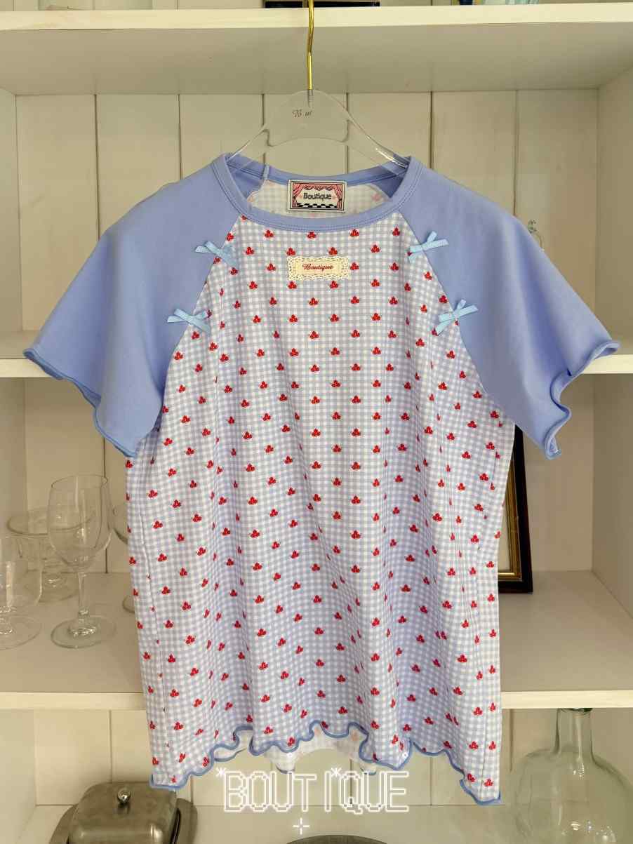 BOUTIQUE-L韓國直郵實拍女裝新品時尚推薦人氣26夏季T恤BOUTIQUE-LT恤