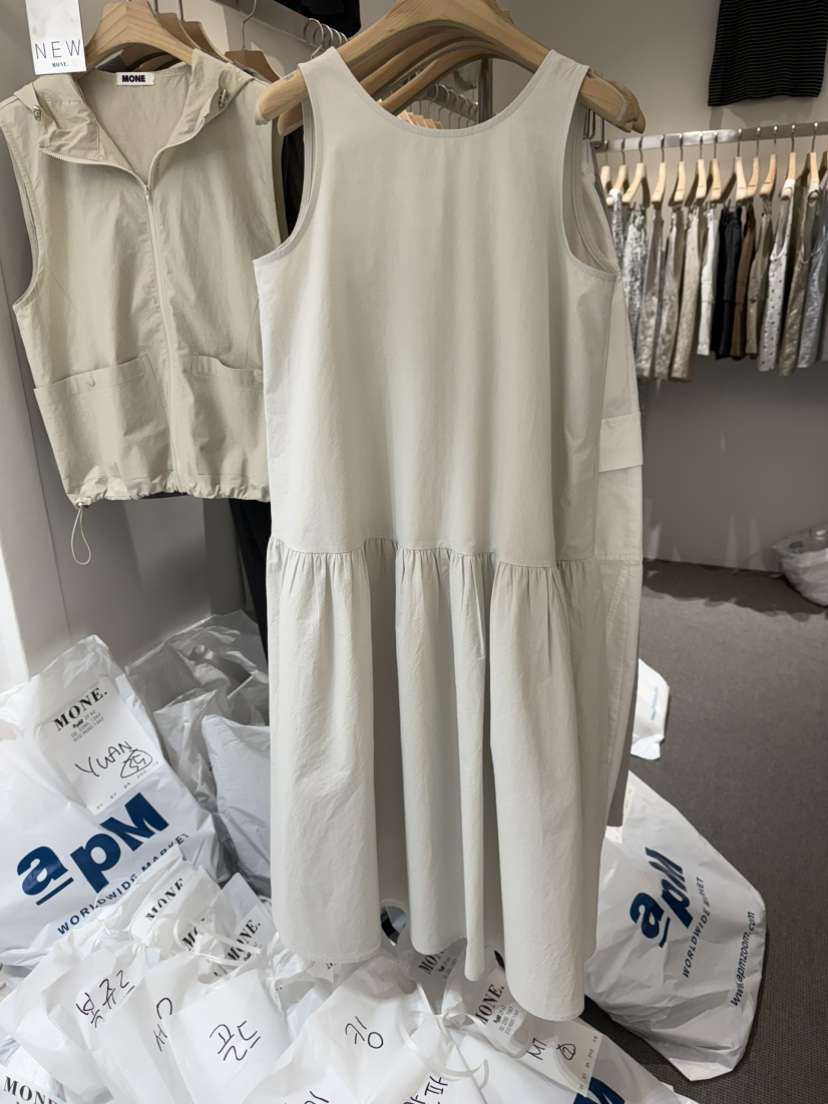 MONE-A韓國代購女士新品26夏季職業人氣休閑熱賣連衣裙SMONE-A連衣裙