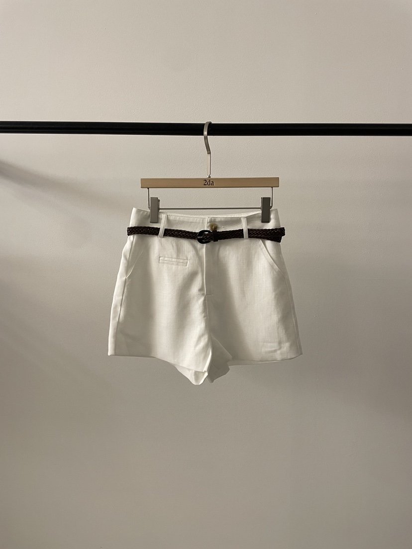 2DA/DARIMI-P韓國東大門代購女裝新品熱賣26春夏短褲含腰帶2DA/DARIMI-P短褲