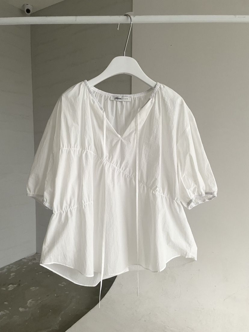 URBANE cloth韓國直郵女裝新款26夏季職業推薦襯衫蕾絲衫URBANE cloth襯衫/蕾絲衫