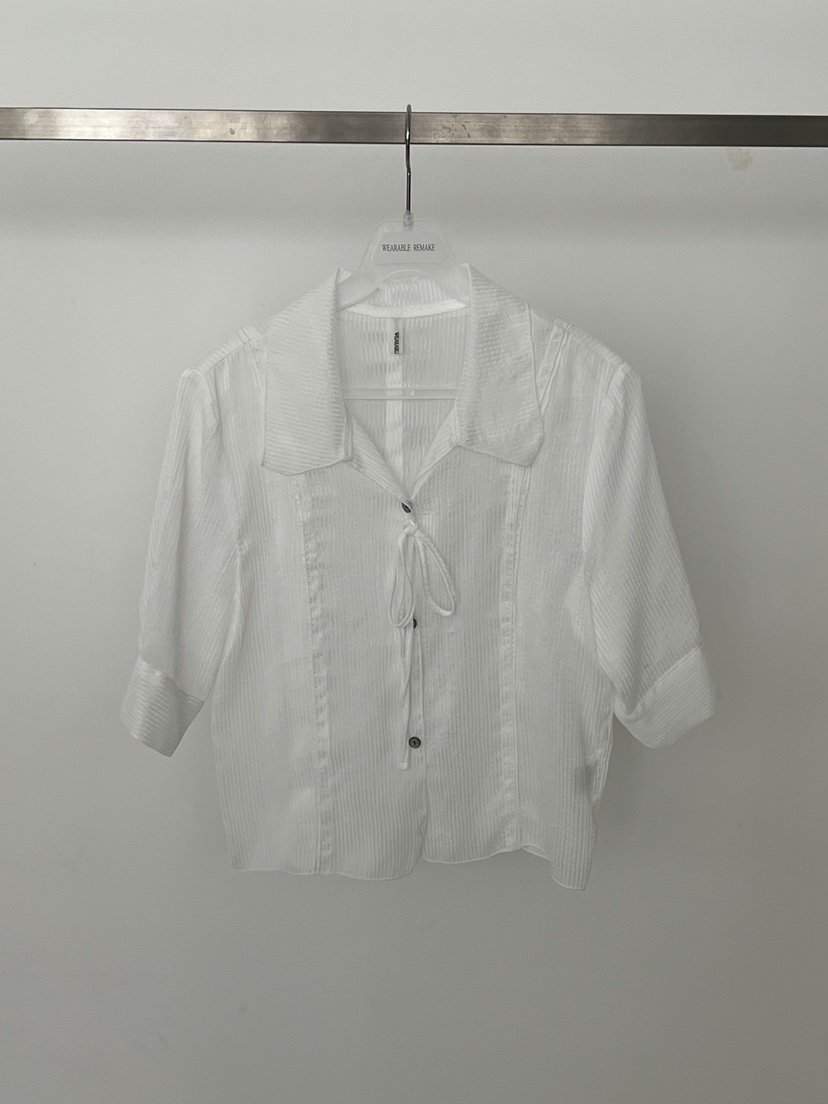 WEARABLE-L韓國東大門代購女裝新品26春夏時尚襯衫蕾絲衫LWEARABLE襯衫/蕾絲衫