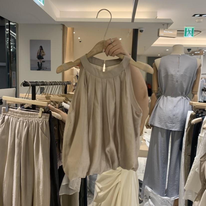 W AND J東大門實拍韓國女裝新品26夏季休閑熱賣吊帶背心W AND J吊帶/背心