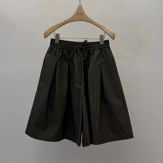 AUTUMN BEIGE-Q韓國直郵實拍女裝新品26春夏職業短褲條紋A.b/AUTUMN BEIGE短褲