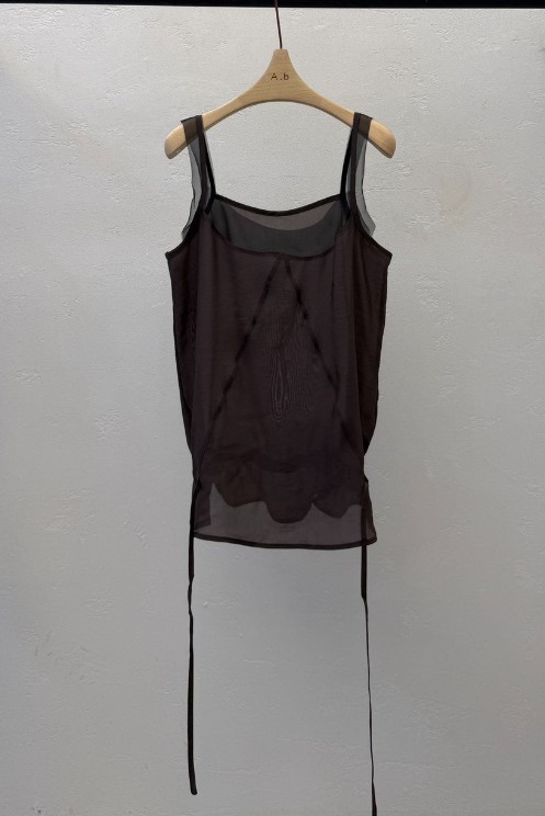 AUTUMN BEIGE-Q韓國代購女裝新品26春夏推薦熱賣吊帶背心A.b/AUTUMN BEIGE吊帶/背心