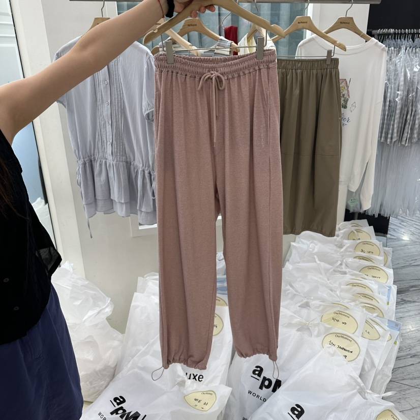 OURMOMENT韓國直郵女士新品時尚休閑熱賣26春夏推薦休閑褲OURMOMENT休閑褲