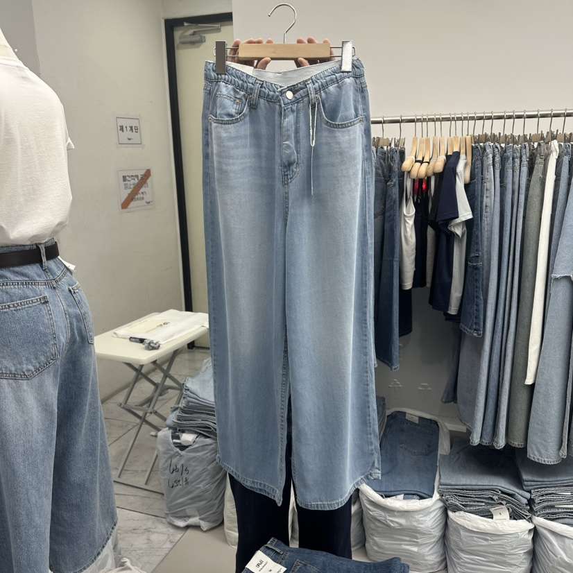 PAI韓國代購女裝新品職業休閑人氣26春夏26夏季時尚牛仔褲[PΛi]_PAi牛仔褲