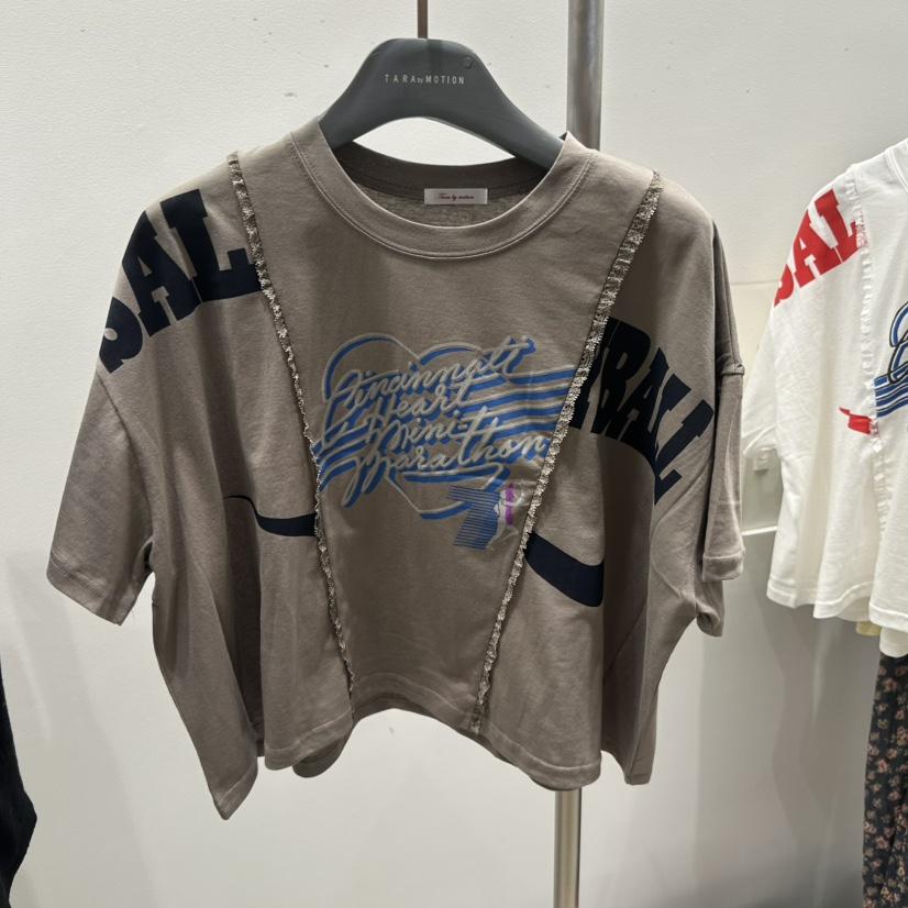 TARABY MOTION韓國直郵女裝新品26夏季職業熱賣T恤復古鏤空TARABY MOTIONT恤