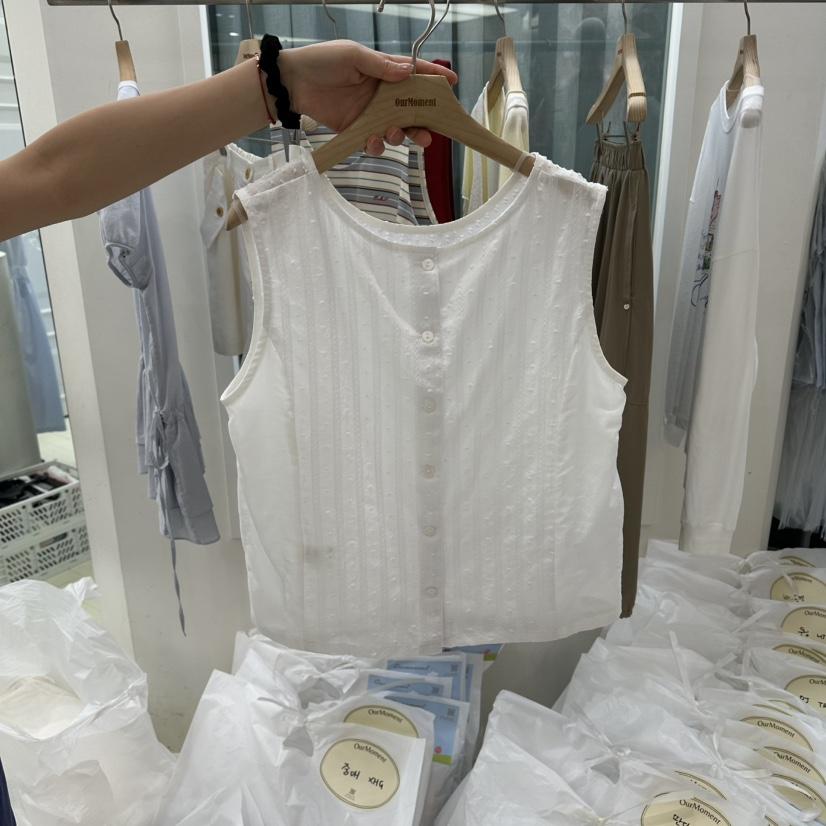 OURMOMENT韓國代購女裝新品26夏季26春夏人氣職業吊帶背心OURMOMENT吊帶/背心