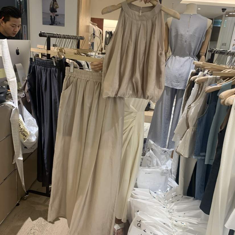 W AND J韓國直郵實拍女裝新品職業26夏季26春夏熱賣套裝W AND J套裝