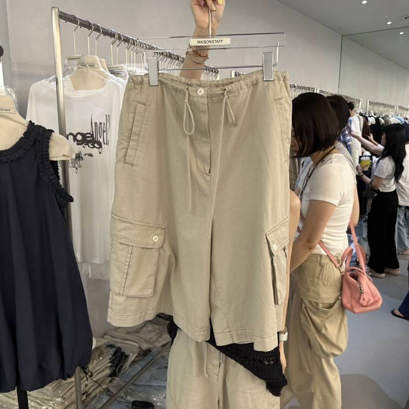 DOUBLE STANDARD/LE SMOKING/MAISONSTAFF韓國直郵女士新品職業短褲MAISONSTAFF短褲