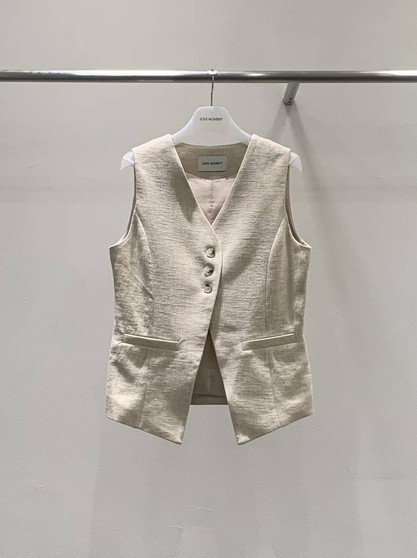 LOVE MOMENT韓國東大門代購女士新品熱賣人氣吊帶背心亞麻LOVE MOMENT吊帶/背心