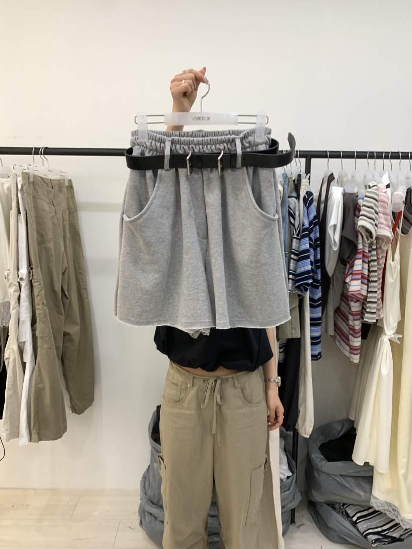 CEDARWOOD韓國東大門直郵女裝新品休閑26春夏短褲不含腰帶CEDAR WOOD短褲