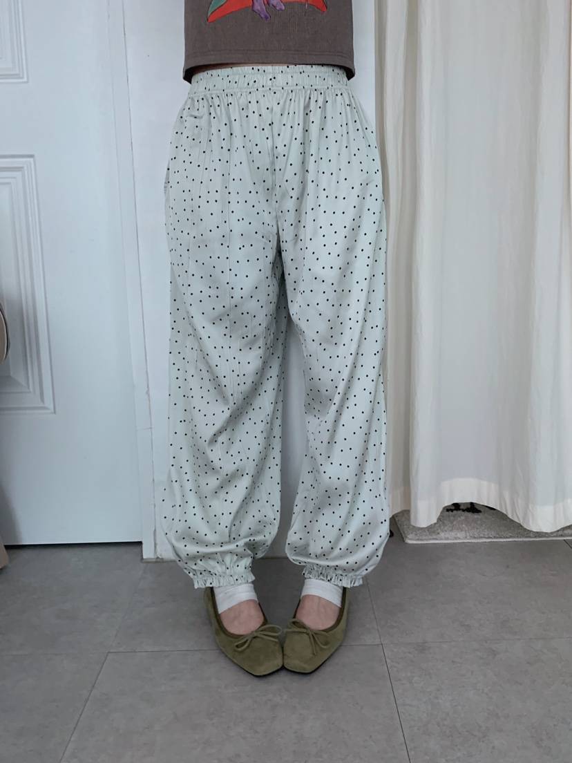 MAISONDEGLORY韓國東大門直郵女裝新款26春夏人氣休閑褲絲綢MAISON DE GLORY休閑褲
