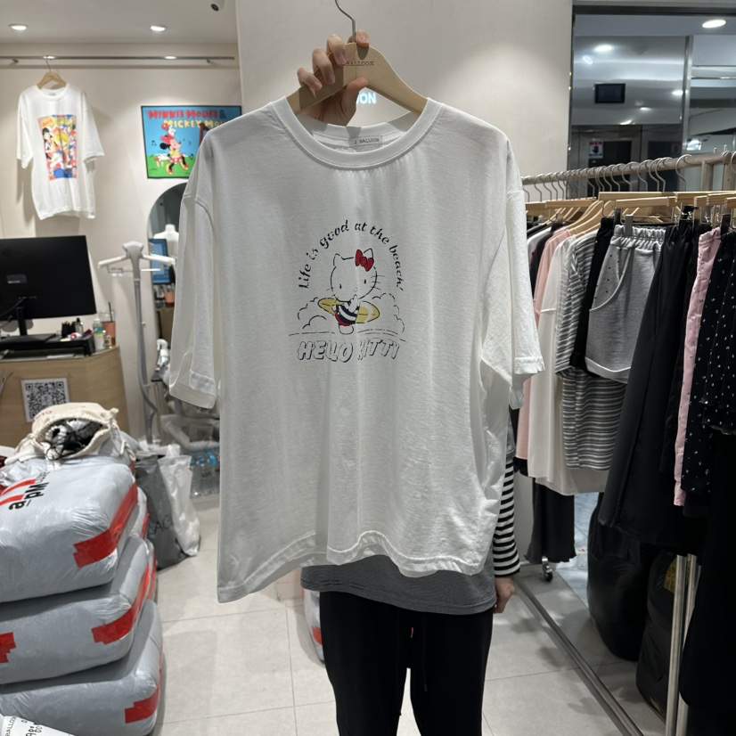 J.BALLOON韓國直郵女士新品推薦休閑26春夏26夏季熱賣T恤J.BALLOONT恤