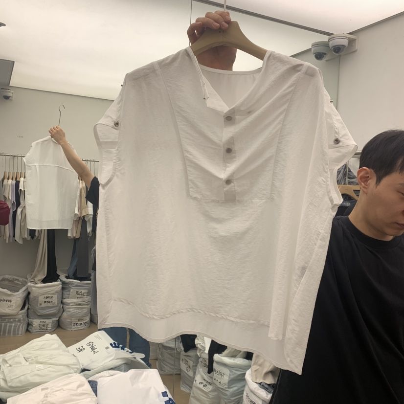 MOI-A韓國代購女士新品休閑人氣26春夏26夏季襯衫蕾絲衫LMOI-A襯衫/蕾絲衫